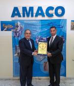 The Iraqi Ambassador Mr. Haidar Chayah Al Barrak visiting AMACO GROUP company in Saida 23-12-2021.